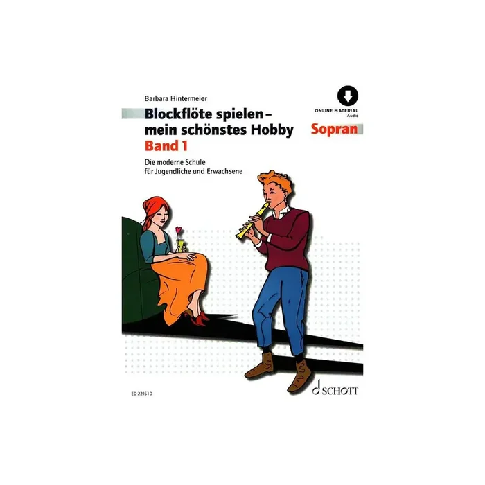 Blockflöte spielen – Mein schönstes Hobby Band 1 (+Online Audio)