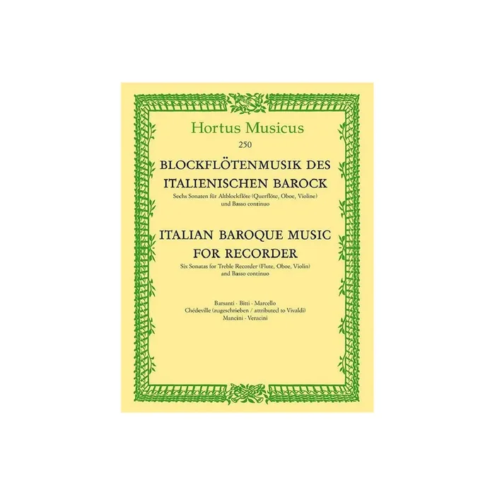 Blockflötenmusik des italienischen