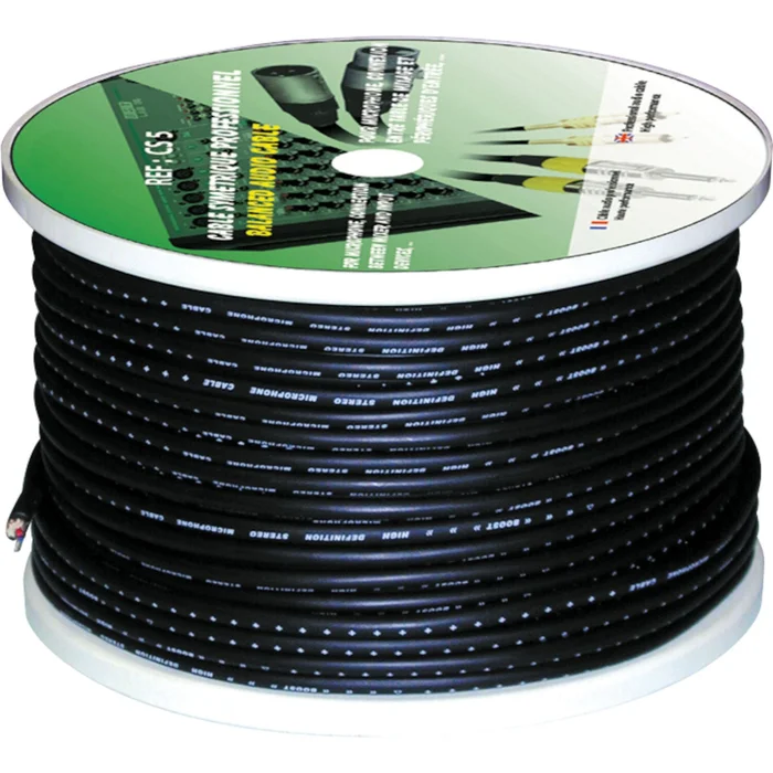 BST CAB-HQ BALANCED Mikrofonkabel 2×0,22 100m Rolle