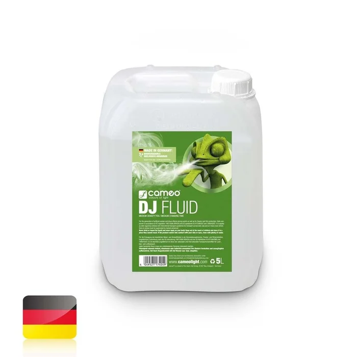 Cameo DJ FLUID 5L – Nebelfluid mit mittlerer Dichte und mittlerer Standzeit 5l