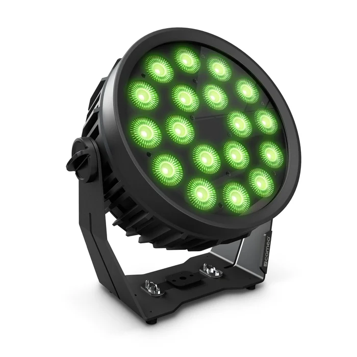 Cameo FLAT PRO® 18 G2 – 18 x 10 W RGBWA LED Outdoor Spotlight