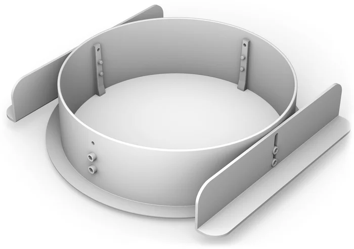 Cameo H2 CK W – Decken Montagebausatz für H2-Serie – Weiß