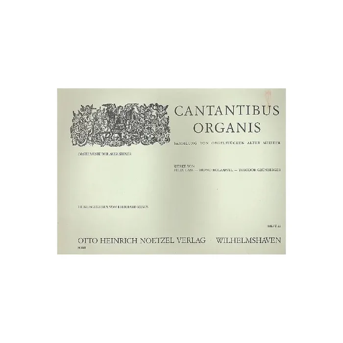 Cantantibus organis Band 22
