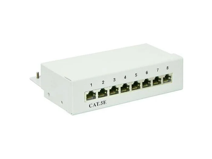 CAT 5e 8xRJ 45 Buchse, geschirmt, Einzelverpackung