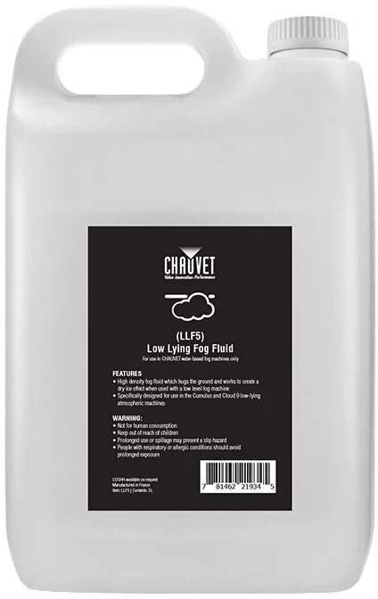 Chauvet DJ Low Lying Fog Fuid – 4x 5 l – Nebelfluid