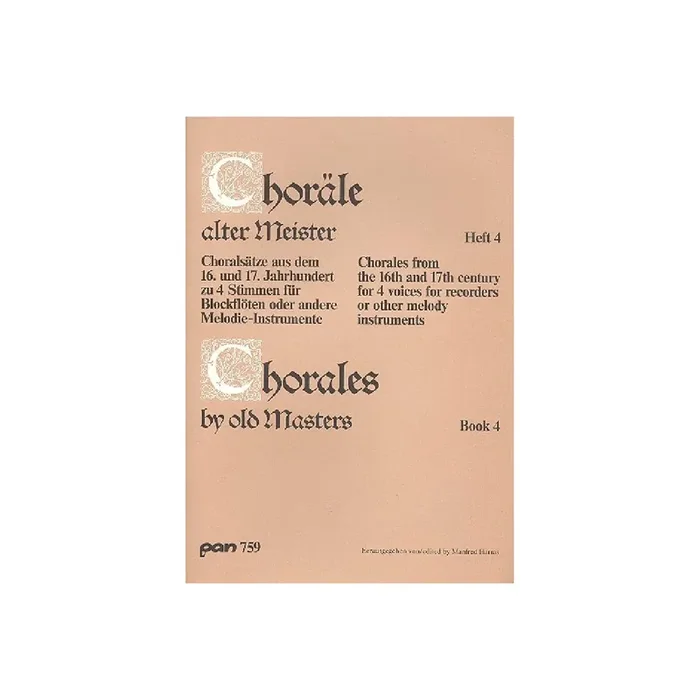 Choräle alter Meister Band 4