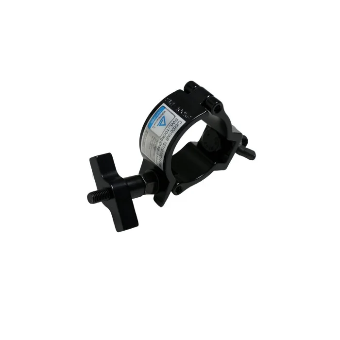 CJS Halbschelle – 100 kg – gr. Flügelmutter – 50mm Rohr – schwarz