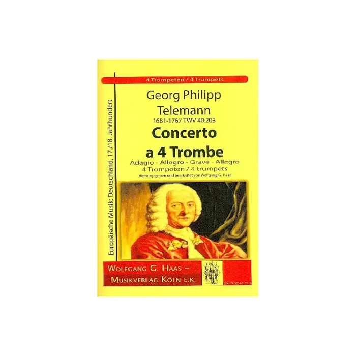 Concerto à 4 trombe TWV40 203