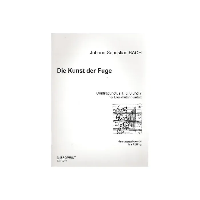 Contrapuncti 1,5,6 und 7 aus Die Kunst der Fuge