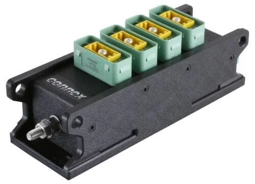 CONTRIK cPot Verteiler CP-BVB5-R – cPot Steckdosenleiste. 5x cPot [m] auf M8 Edelstahlschraube