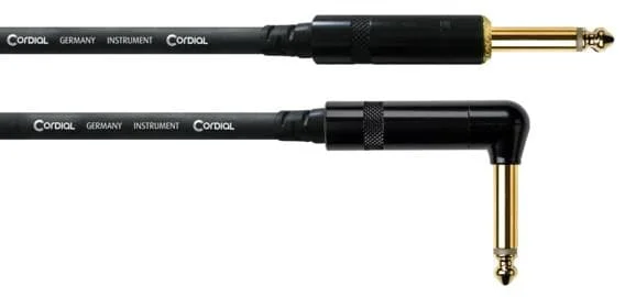 Cordial INTRO CCI 9 PR – 9,0 m, REAN Klinke 6,3 mm mono gold / Winkelklinke
