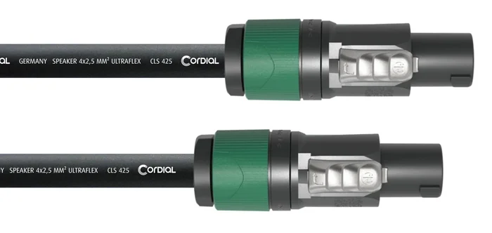 Cordial Lautsprecherkabel CPL LL 4 4×2,5qmm 5m mit Original NX4FX Neutrikstecker