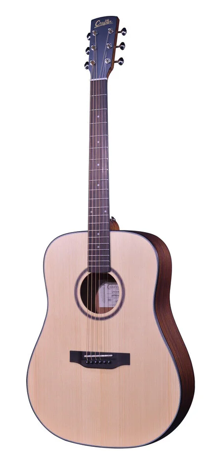 Crafter Lite D16 – Dreadnought akustische Gitarre mit Fichtendecke, massiv