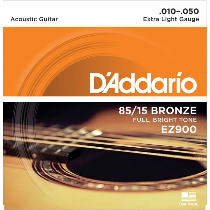 D’Addario EZ900 Great American Bronze 85/15 – .010 – .050