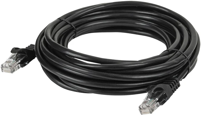 DAP-Audio Cat5e-Kabel – U/UTP schwarz, 10 m