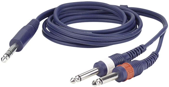 DAP-Audio FL34 – Stereo-Klinkenstecker auf 2 Mono-Klinkenstecker L/R, 0,75 m