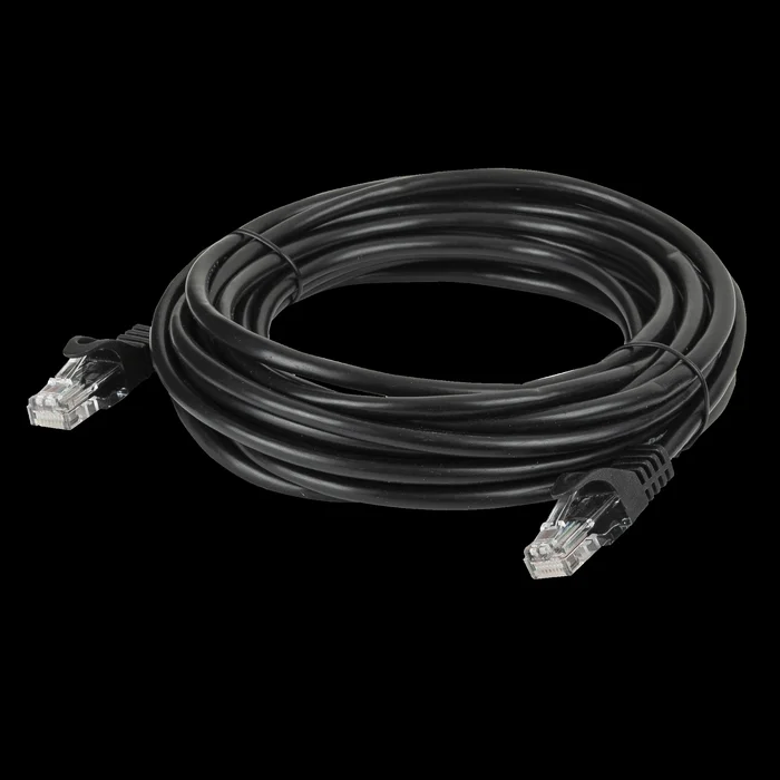 DAP Cat5e Cable – U/UTP Black 6 m – Schwarz