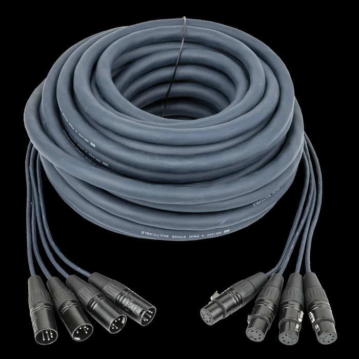 DAP DMX-Multikabel 4-fach 5-polig XLR 4-Universum Multikabel – 10 m