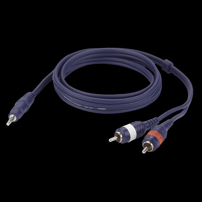 DAP FL30 – stereo mini-jack to 2 RCA male L/R 3 m