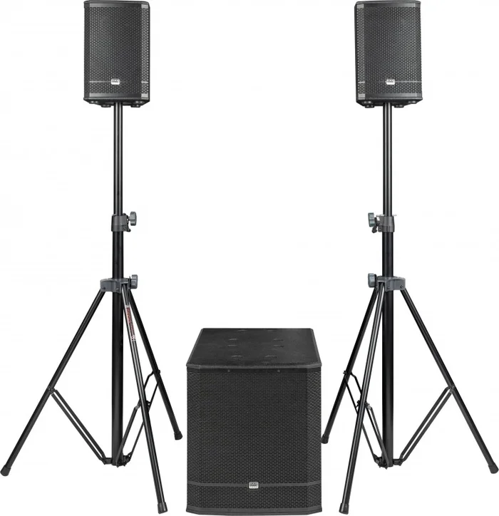 DAP Pure Club 12 – 12″ Sub + 6″ Tops Aktivlautsprecher-Set ohne DSP