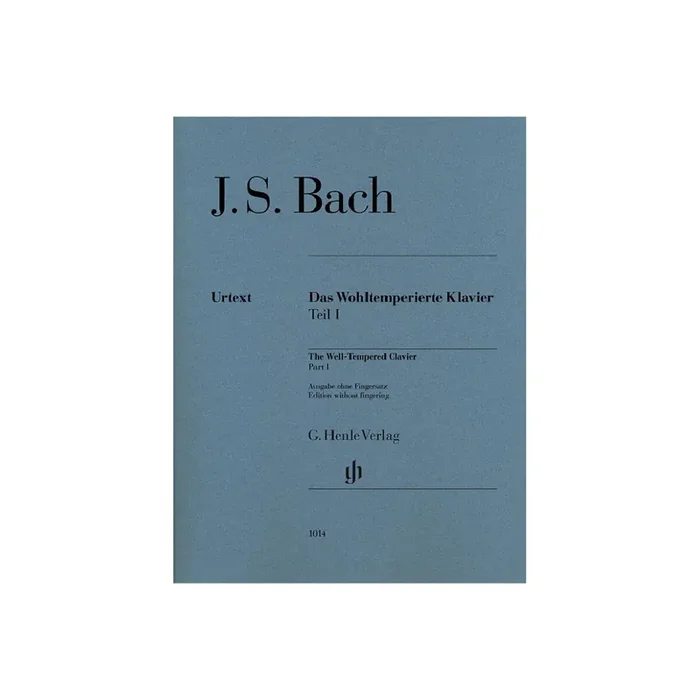 Das Wohltemperierte Klavier Teil 1 ohne Fingersätze