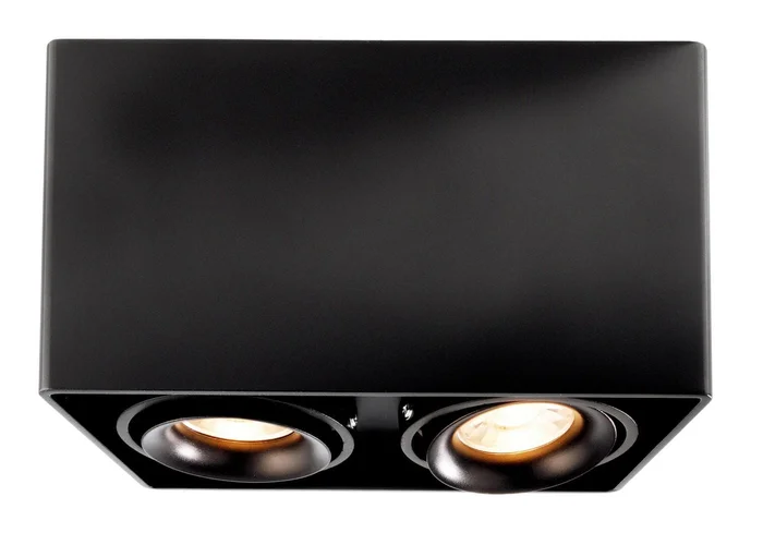 Deko-Light – Deckenaufbauleuchte – Mona II, 2x max. 50 W GU10, Schwarz