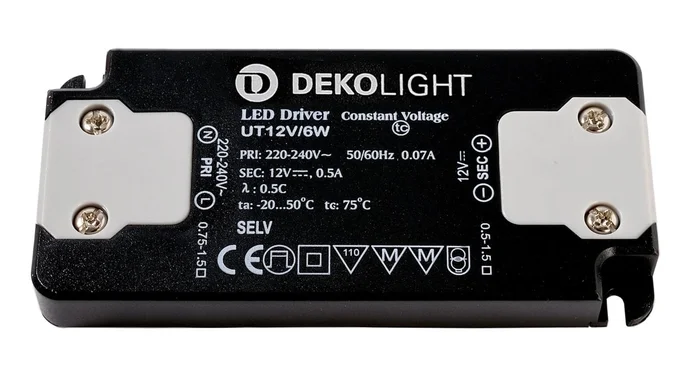 Deko-Light – Netzgerät (CV, DC) – FLAT, CV, UT12V/6W