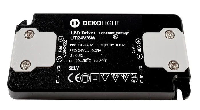 Deko-Light – Netzgerät (CV, DC) – FLAT, CV, UT24V/6W