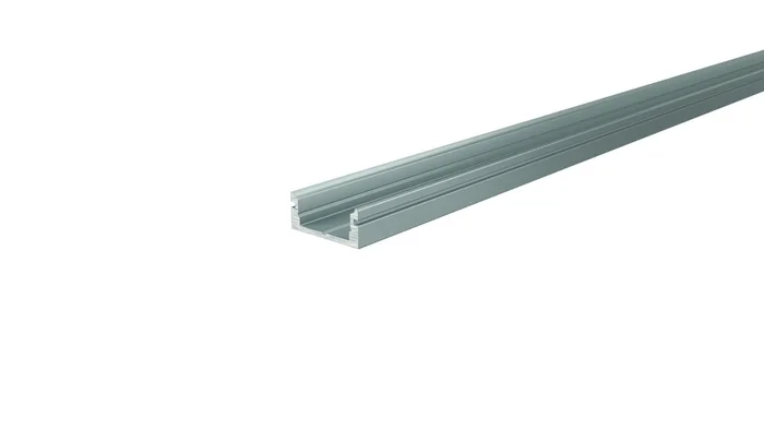 Deko-Light -Profil – U-Profil flach AU-01-10, silber, 1 m