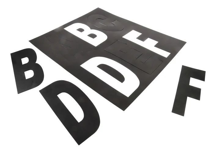 Deko-Light Zubehör – Buchstabenset A-F für Casa