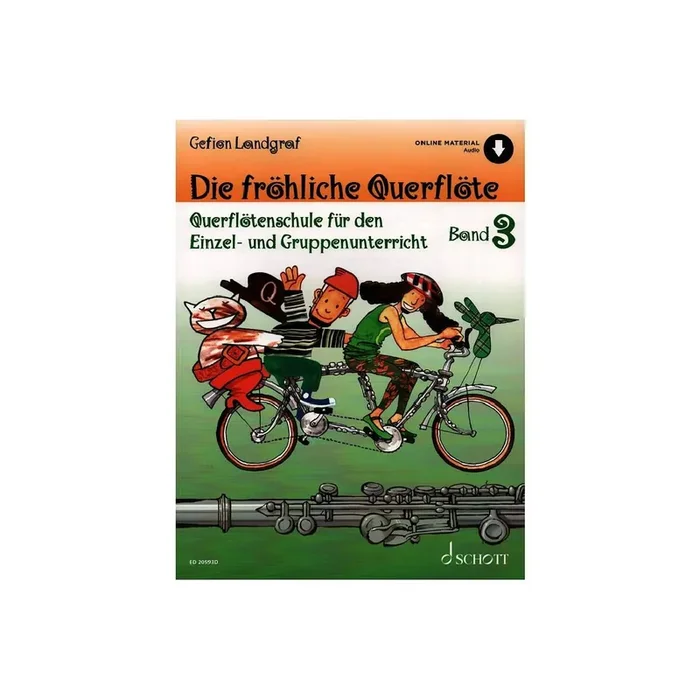 Die fröhliche Querflöte (+Online Audio) Band 3