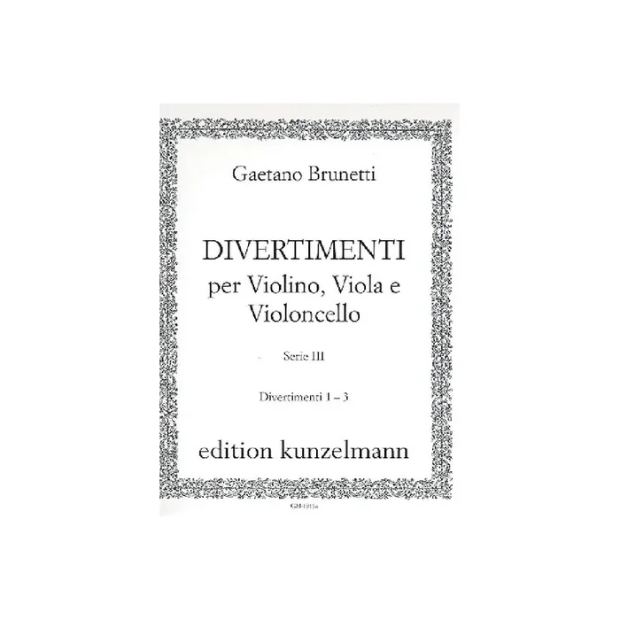 Divertimenti Serie 3 Band 1 (Nr.1-3)