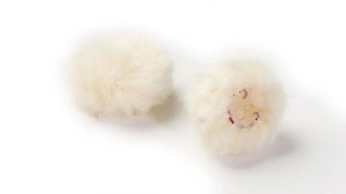 DPA AIR1 Pelz Windschutz, Weiß-Grau, Small