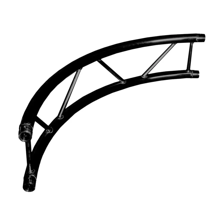 DURATRUSS DT 32/2V-Kreisteil-2M-90° Schwarz