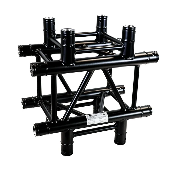 DURATRUSS DT 34/2-C41 Schwarz, 4-fach X-Gelenk