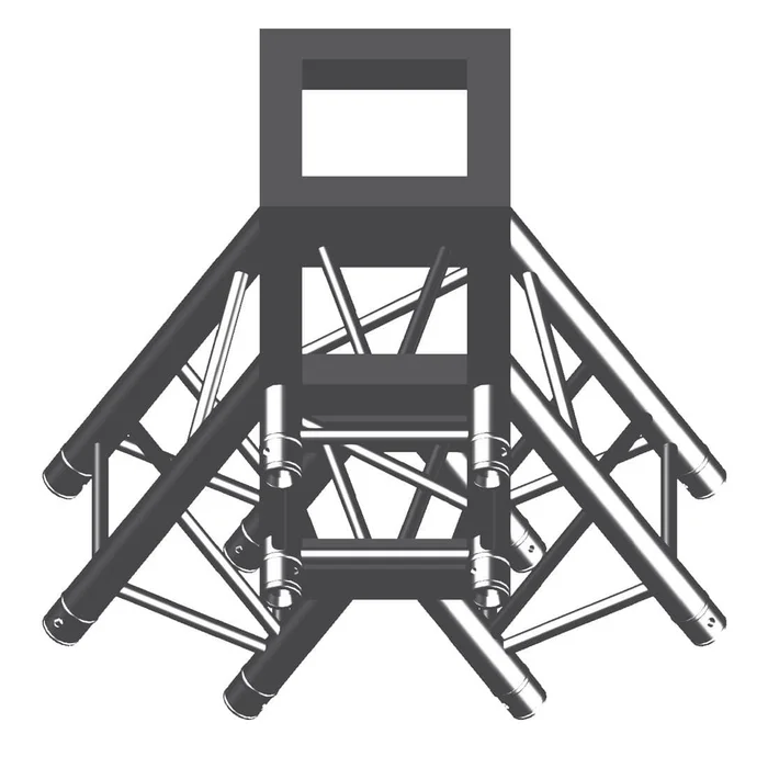 DURATRUSS DT34-Sockel PA1, DT Sockelecke für PA Tower 1