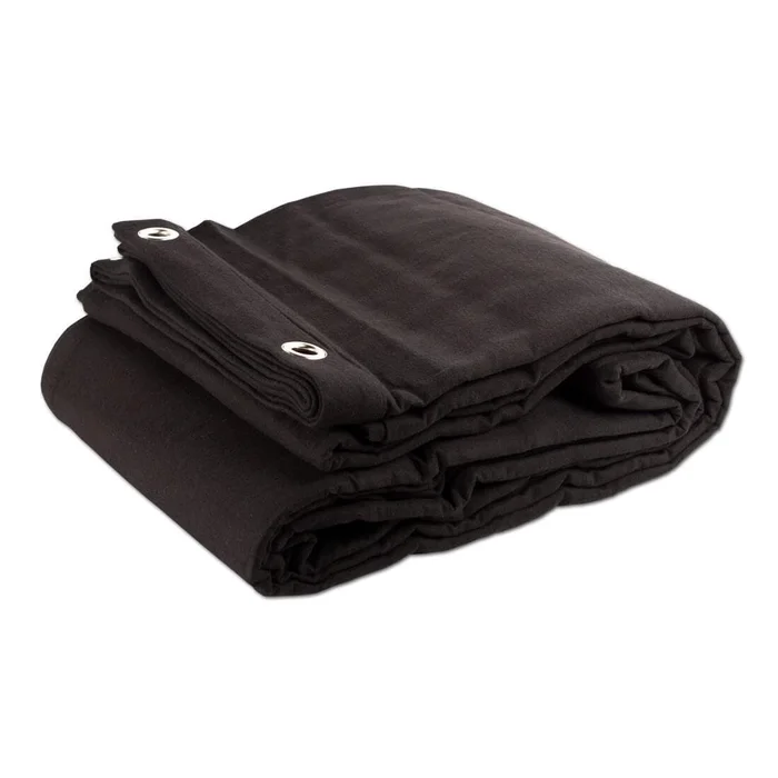 DURATRUSS DTM-C300-6×5 Black, Konfektionierter Bühnenmolton B1 600x500cm