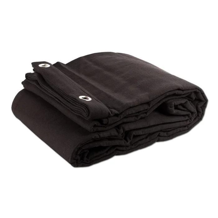 DURATRUSS DTM-C300-6×6 Black, Konfektionierter Bühnenmolton B1 600x500cm