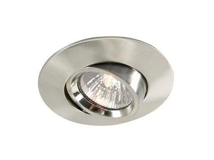 Einbauleuchte MR16 Flat dreh-schwenkb. metal-brush