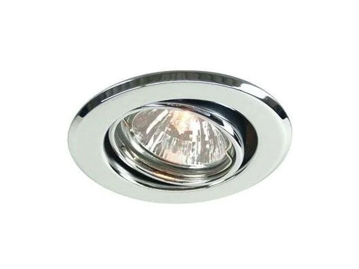 Einbauleuchte MR16 schwenkbar chrom.