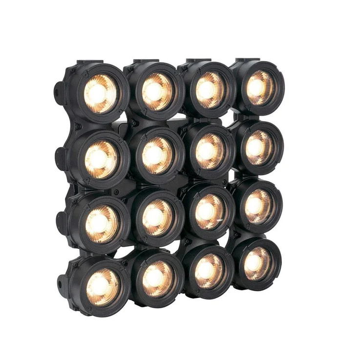 Elation CUEPIX 16IP DTW, IP 65, 16x 40 W DTW COB, 62°, DMX 512-A, ArtNet, Kling-Net, schwarz