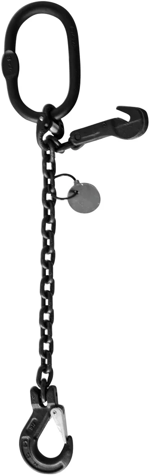 ELLER Kettenkupplung mit verriegelbarer Verkürzungsklaue 6 mm Kette – 3 m