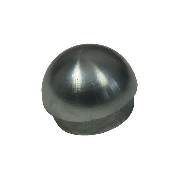 Endstück Halbrund für 50x3mm Rohr