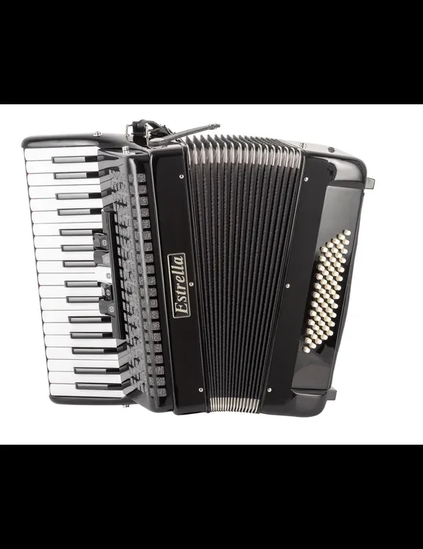 ESTRELLA. ACORDEÓN 34/60 NEGRO