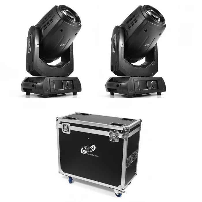 ETEC Pro Beam 280 Hybrid Moving Head Set mit Flightcase