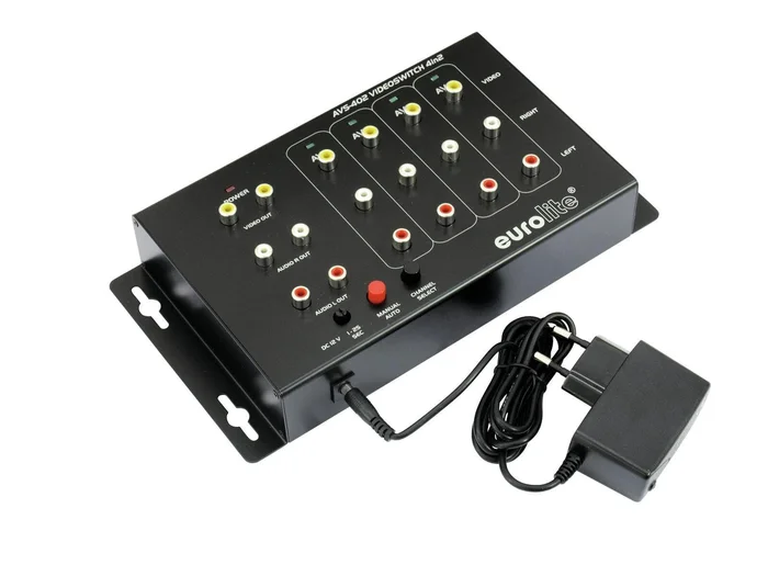 EUROLITE AVS-402, Videoswitch 4in2