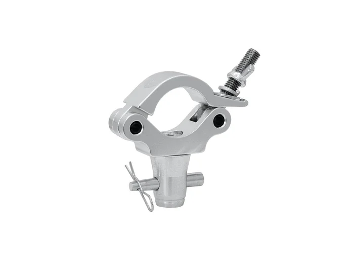 EUROLITE TPC-36 Klammer Konus silber – Klammer für 50-mm Rohr mit Quicklock-6082-Trussverbinder