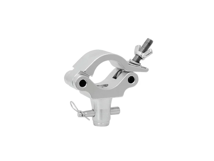 EUROLITE TPC-56 Klammer Konus silber – Klammer für 50-mm Rohr mit Quicklock-6082-Trussverbinder