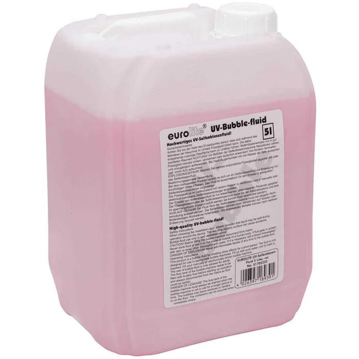 Eurolite UV-Seifenblasenfluid – 5L – Rot