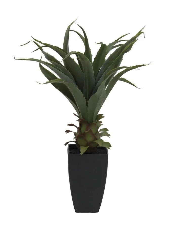 Europalms Agave im Topf, 75cm – Kunstpflanze